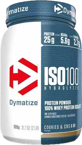 Dymatize ISO 100 biscuits et crème hydrolysés