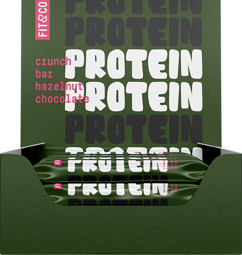 Fit & Co Protein Crunch Bar au chocolat de noisette