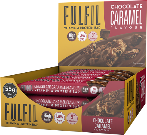 Remplir le caramel au chocolat à la vitamine et à la protéine