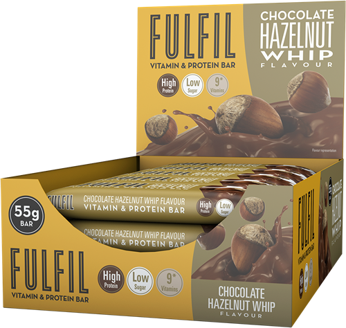 Remplir la vitamine et la barre protéinée Chocolate Hazelnut Whip