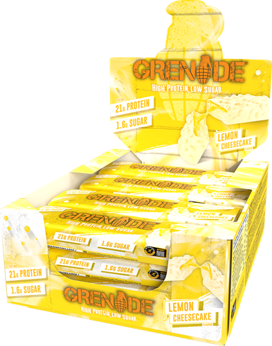 Grenade glucide killa barre protéin de gâteau au fromage au citron