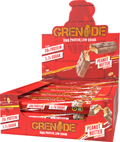 Grenade grenade killa protéine barre d'arachide noutter