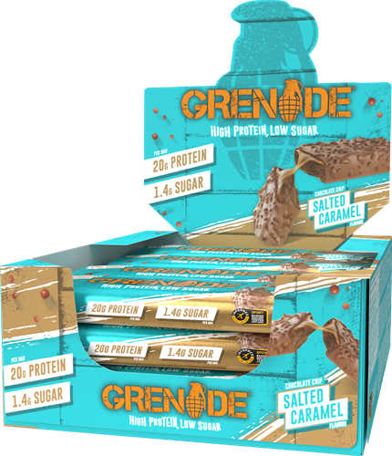 Grenade grenade killa protéine barre caramel salé
