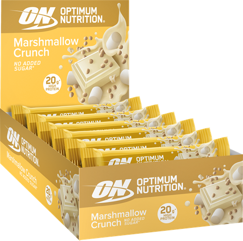 Crunch de guimauve à barres de protéines nutritionnelles optimales