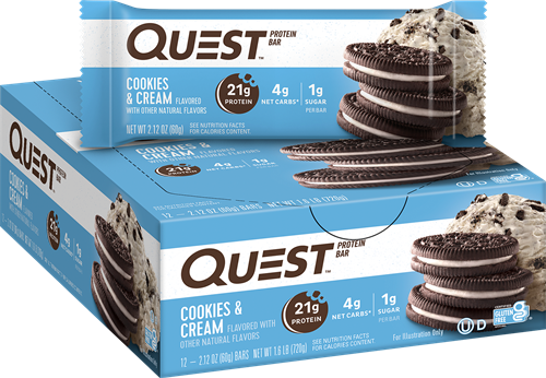 Quest Riegel Cookies & Cream