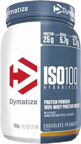 Dymatize ISO 100 Arachide au chocolat hydrolysé (900 g)