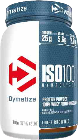 Dymatiser le brownie du fudge hydrolysé ISO 100 (900 g)