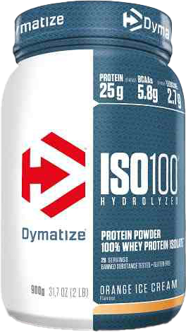 Dymatize ISO 100 orange hydrolysé (900 g)