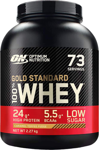Nutrition optimale Standard en or 100% lactosérum au caramel au caramel